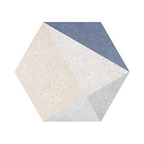 hexagono azul A