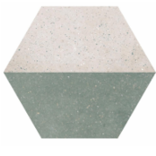 hexagono verde